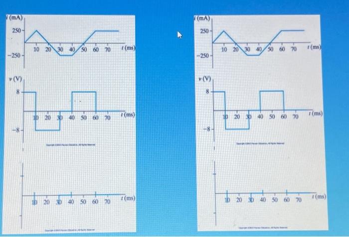 Solved the voltage and current at the terminals of an | Chegg.com