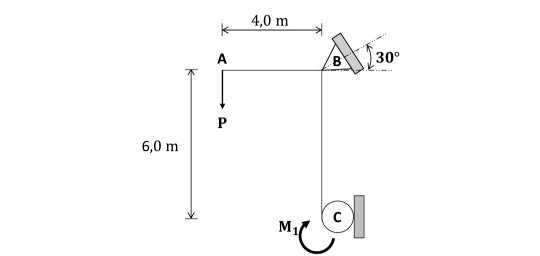 Solved For the frame shown, find the vertical displacement | Chegg.com