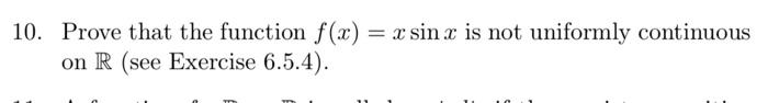 solved-10-prove-that-the-function-f-x-x-sin-x-is-not-chegg