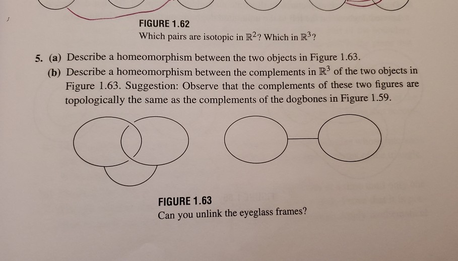 FIGURE 1.62 Which pairs are isotopic in R2? Which in | Chegg.com