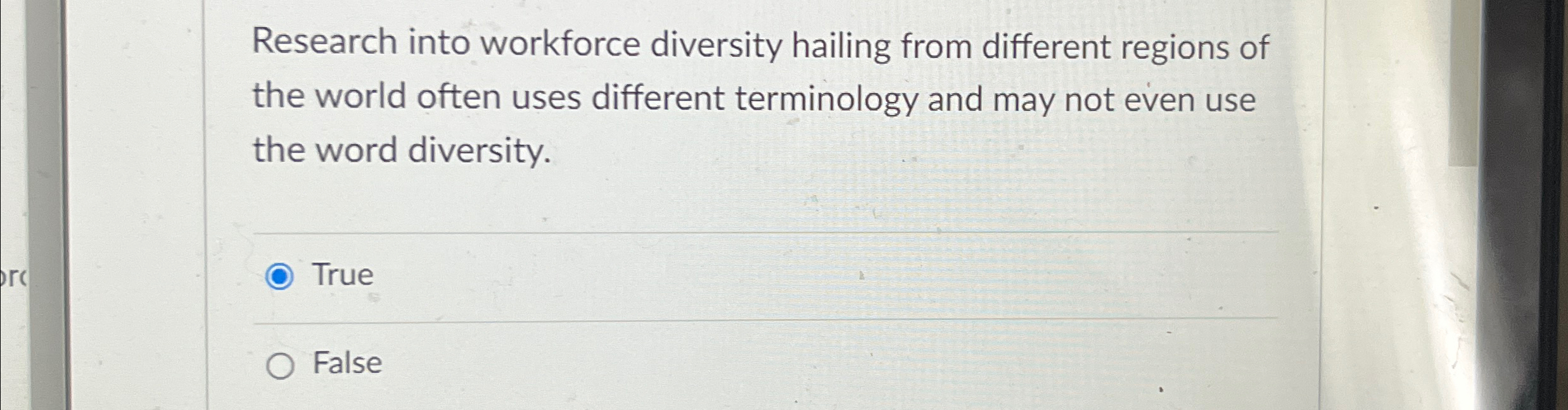 Solved Research into workforce diversity hailing from | Chegg.com