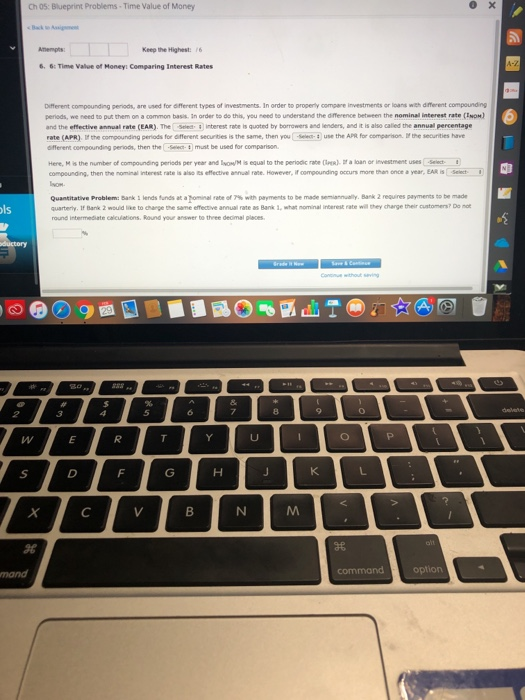 Solved Ch 05: Blueprint Problems - Time Value of Money Am | Chegg.com