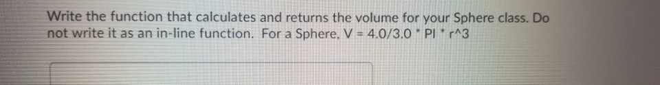 Solved Write the function that calculates and returns the | Chegg.com