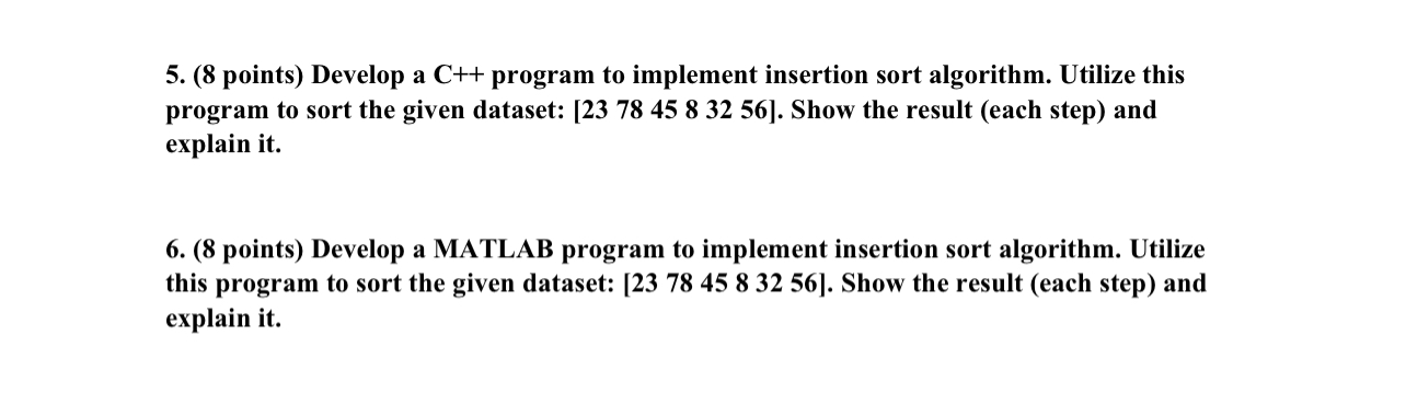 Solved Please show your input & output code in C++ ﻿& | Chegg.com