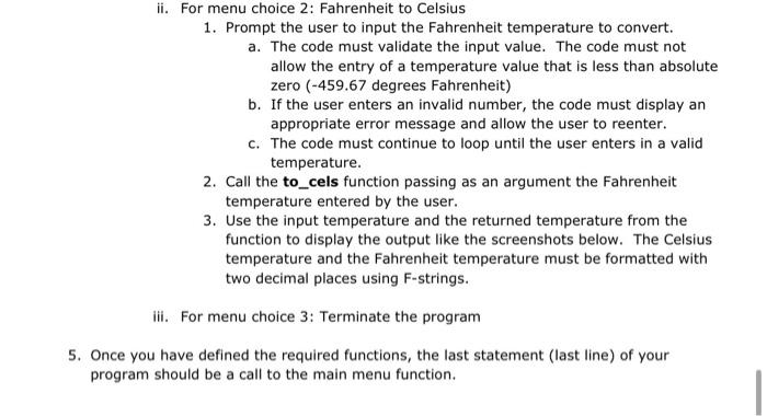 Solved eate a program with the following functions (remember | Chegg.com