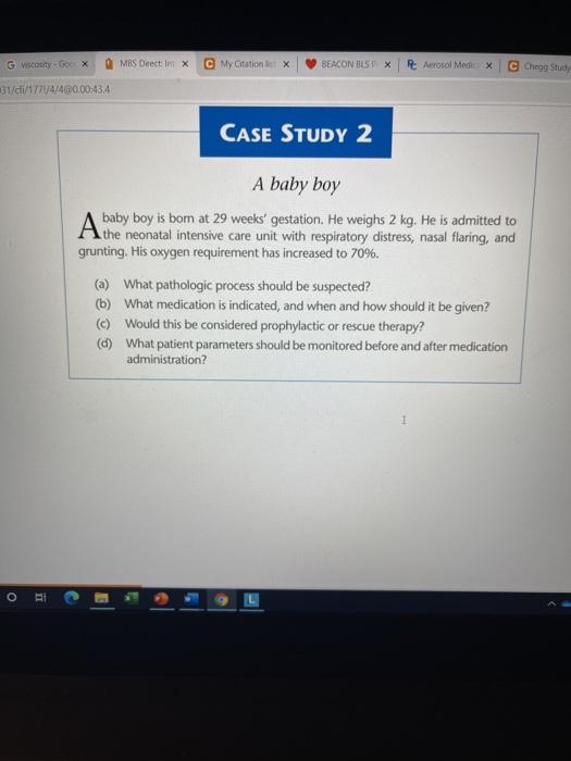 G Viscosity - Go X MBS Drect: Intx C My Citation BEACON BEST X Aerosol Medix C Chegg Study 31/di/1771/4/400.00.434 CASE STUDY