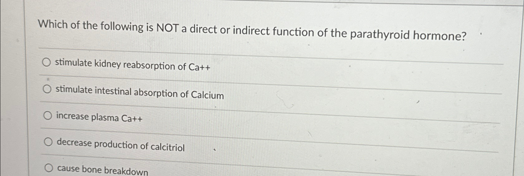 Solved Which of the following is NOT a direct or indirect | Chegg.com