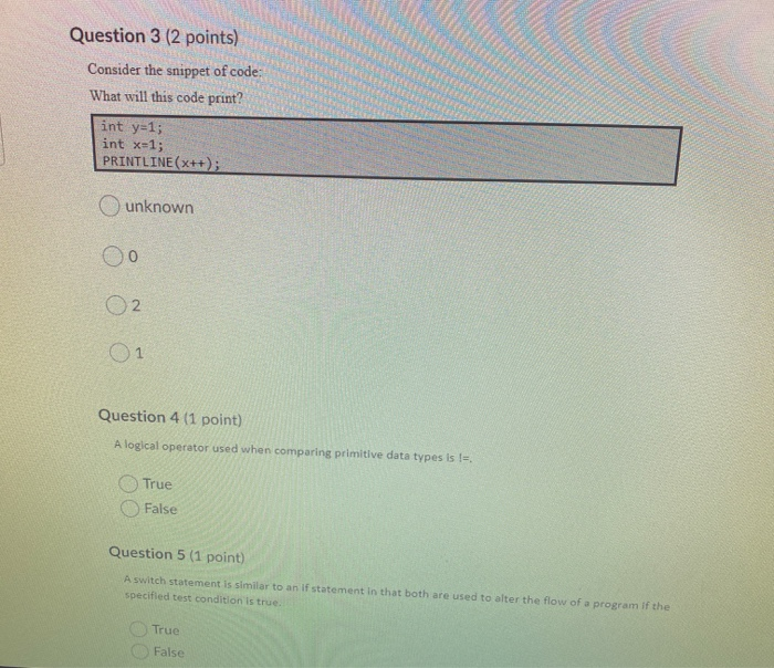 Solved Question 1 (2 Points) The Boolean Expression ((A And | Chegg.com