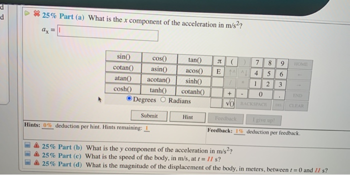 Solved у The diagram shows the all of the forces acting on a | Chegg.com