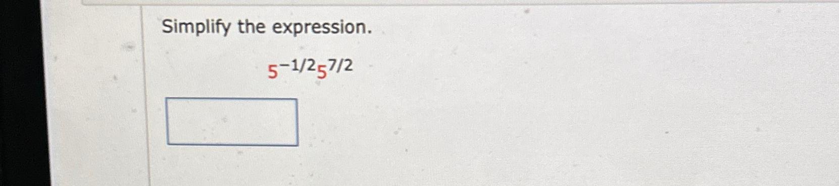 solved-simplify-the-expression-5-12572-chegg