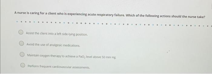 Solved A nurse is caring for a client who is experiencing | Chegg.com