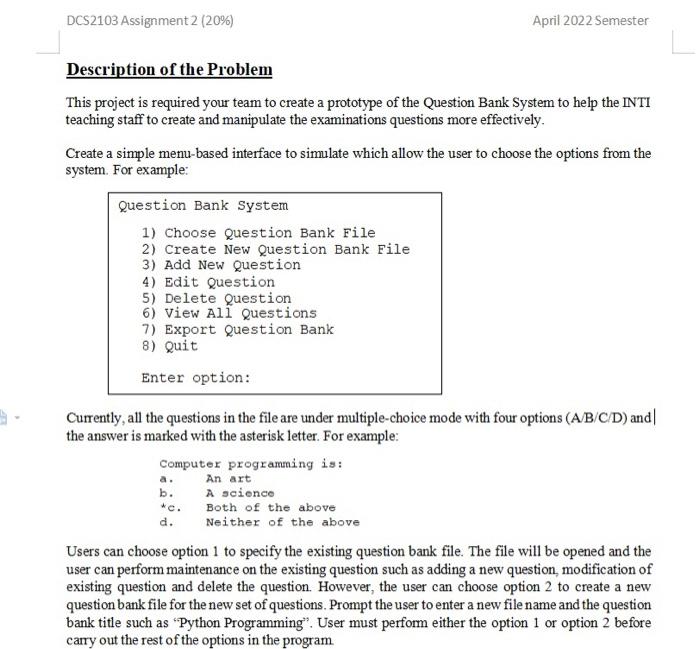 Solved i need help for my project in python, i asked this | Chegg.com