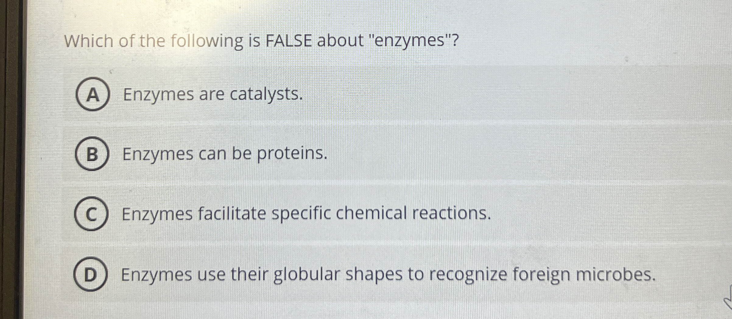 Solved Which of the following is FALSE about