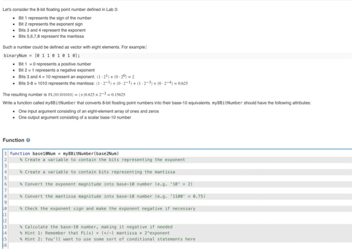 Solved Let's Consider The 8-bit Floating Point Number | Chegg.com