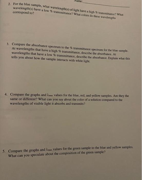 Lab Exercise 3 Spectroscopy Objectives To learn