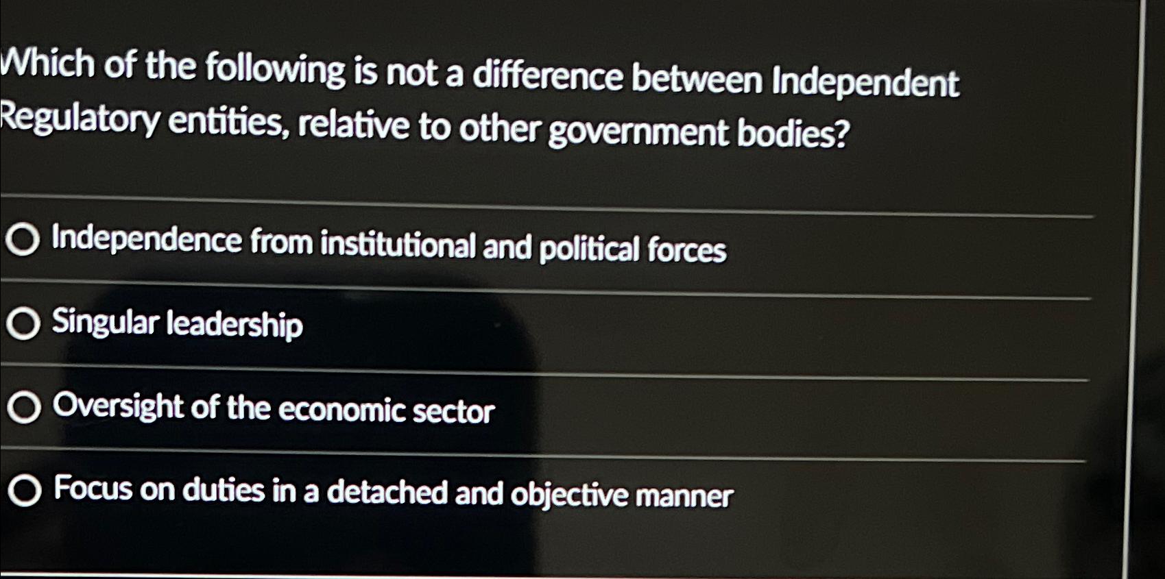 Solved Which of the following is not a difference between | Chegg.com
