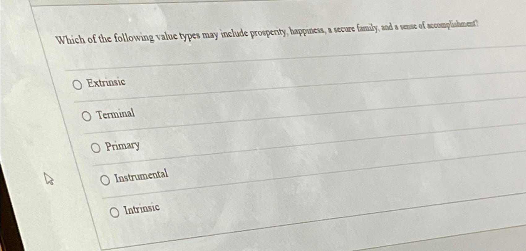 Solved Which of the following value types may include | Chegg.com