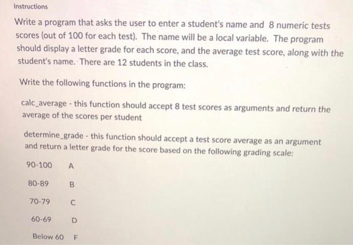 Solved Write a program that asks the user to enter a | Chegg.com