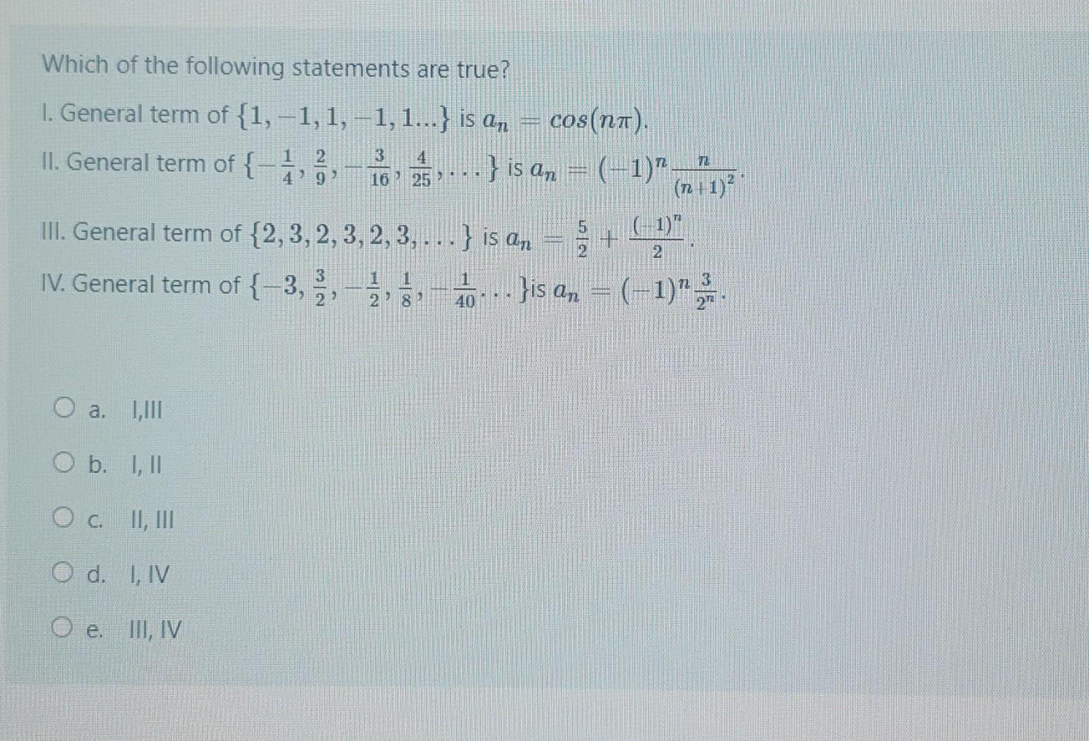 Solved Which of the following statements are true? 1. | Chegg.com