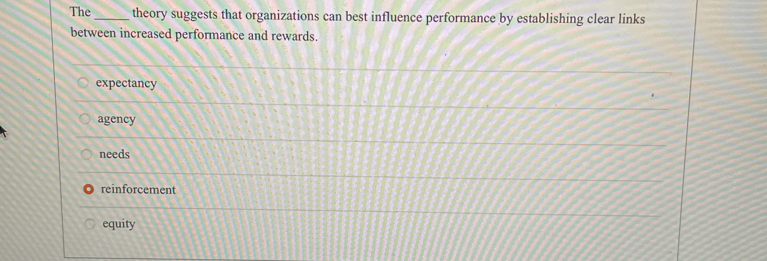 Solved The ﻿theory suggests that organizations can best | Chegg.com