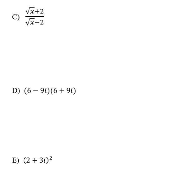 Solved 3) Simplify The Following Expressions, A) V-24a5b7 B) | Chegg.com