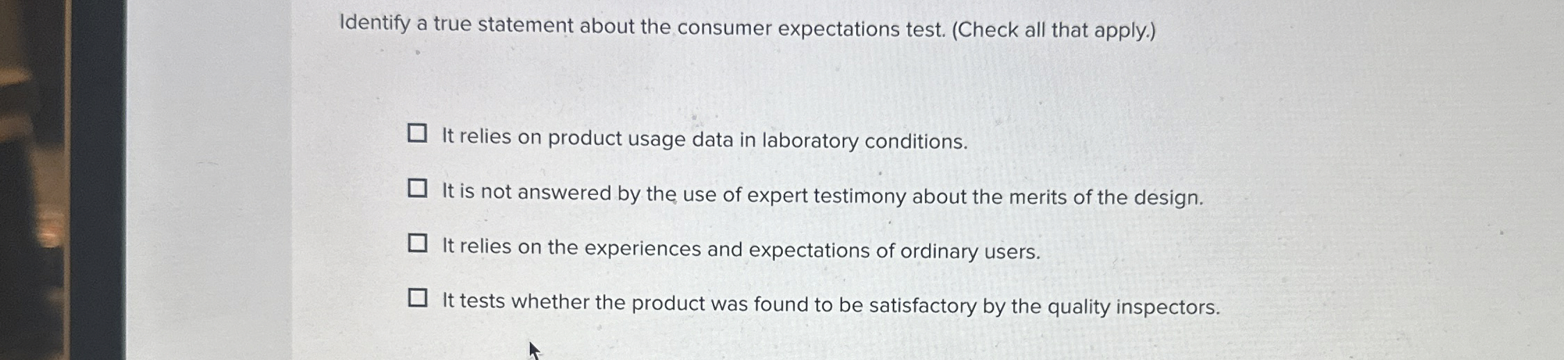 Solved Identify a true statement about the consumer | Chegg.com