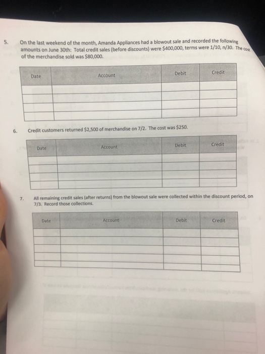 Solved JOURNAL ENTRIES (17 Points). For Each Of The | Chegg.com