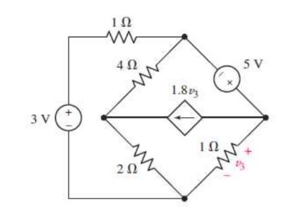 Solved Mediante Analisis De Mallas, Determine El Voltaje V3. | Chegg.com