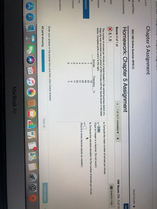 Solved Chapter 5 Assignment Ab And Mas Sarah Kurath Sa Chegg Com