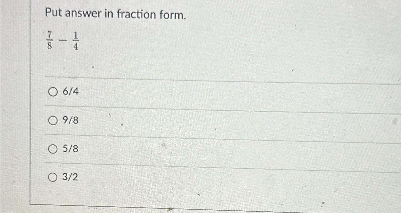 7 8 3 4 answer in fraction