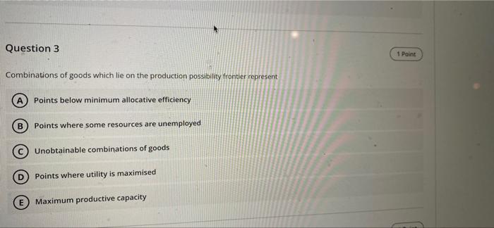 Solved Question 1 1 Point If the cross price elasticity of | Chegg.com