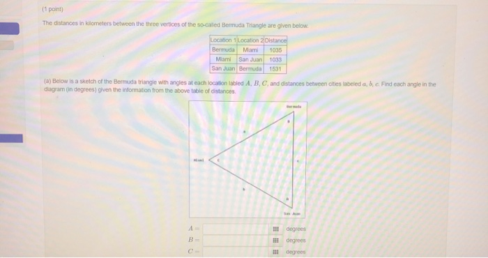 Solved Previous Problem List Next (1 point) Find the missing | Chegg.com