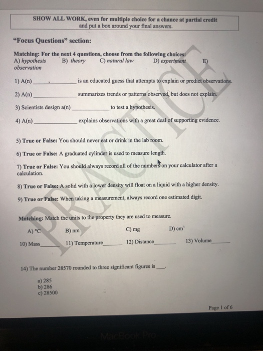 Solved please show steps of how you got your answer so i can | Chegg.com
