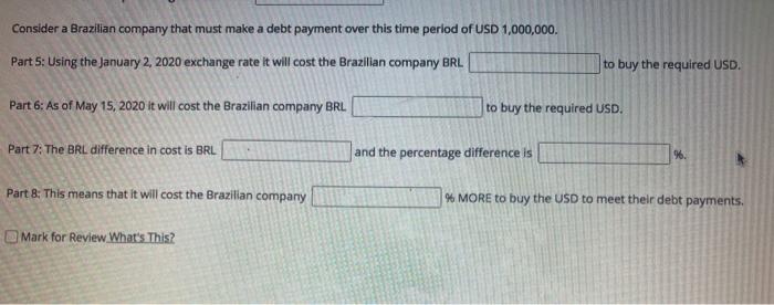 USD to BRL Exchange Rate