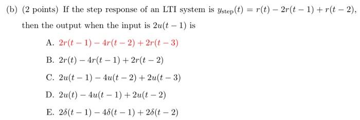 Solved Note: Use The Convolution Integral To Solve The | Chegg.com