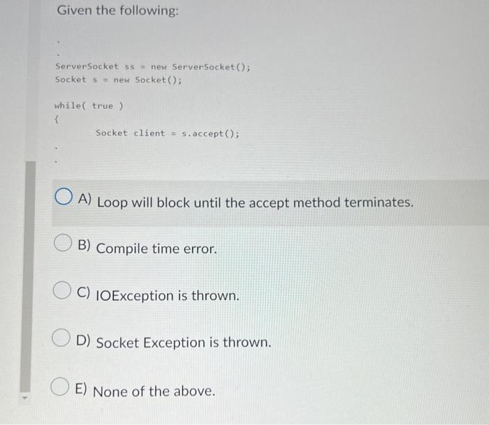 Solved Given the following class object, what will be the | Chegg.com