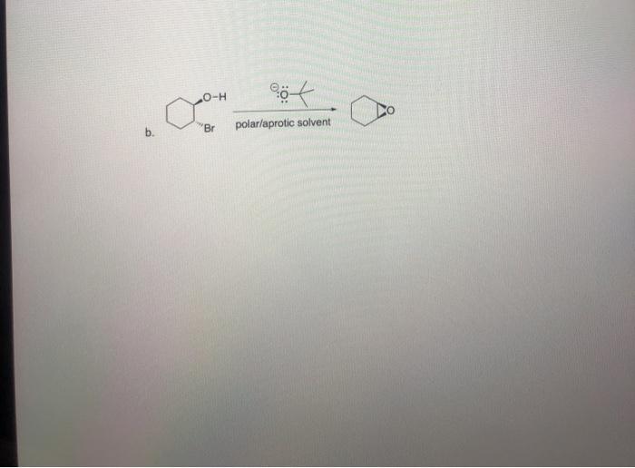 Solved O H Polaraprotic Solvent B Br 4581