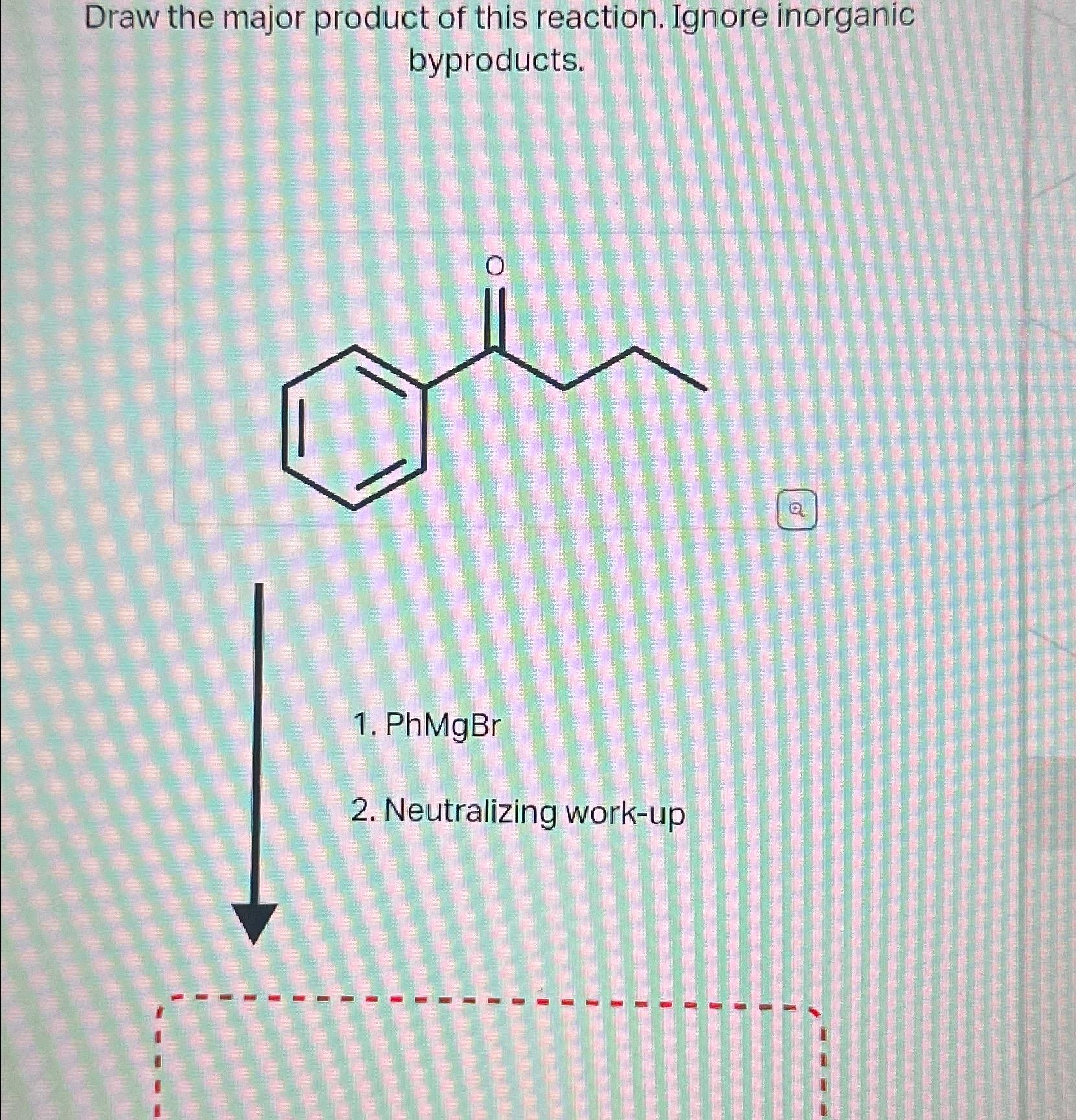 Solved Draw the major product of this reaction. Ignore | Chegg.com