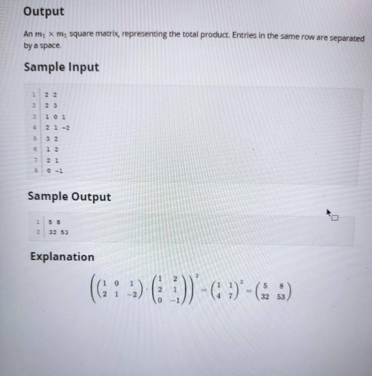 Solved Matrix multiplication, easy peasy. Right? How about | Chegg.com
