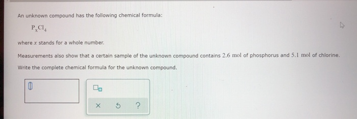 Solved An unknown compound has the following chemical | Chegg.com