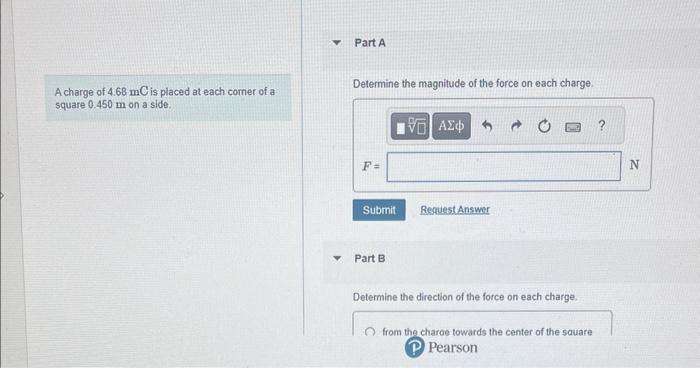 Solved Determine the magnitude of the force on each charge. | Chegg.com