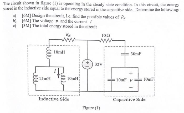 Solved The circuit shown in figure (1) operates in the | Chegg.com