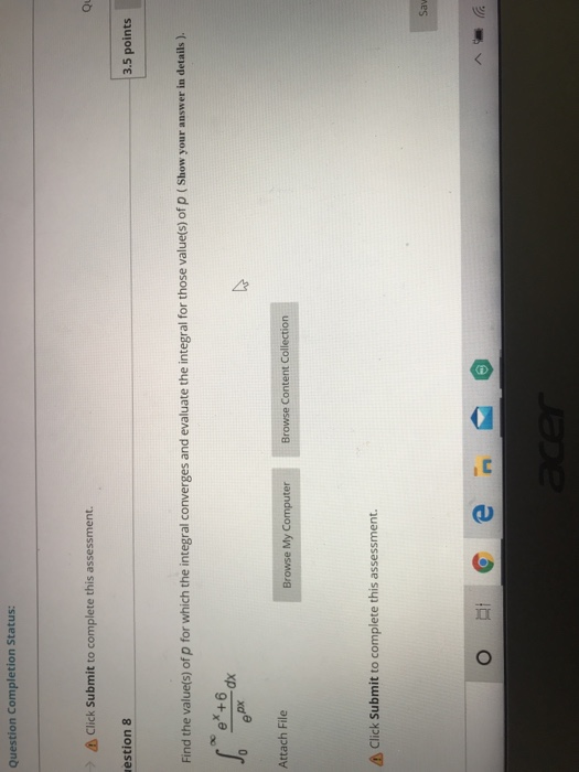 Solved Question Completion Status: A Click Submit to | Chegg.com