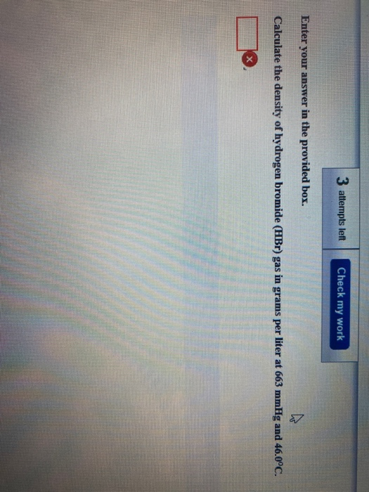 Solved Saved 3 attempts left Check my work Enter your answer | Chegg.com