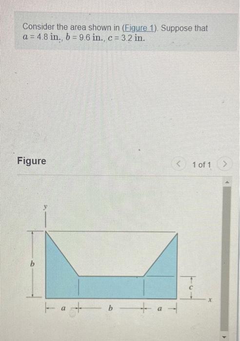 Solved Consider The Area Shown In (Figure 1). Suppose That | Chegg.com