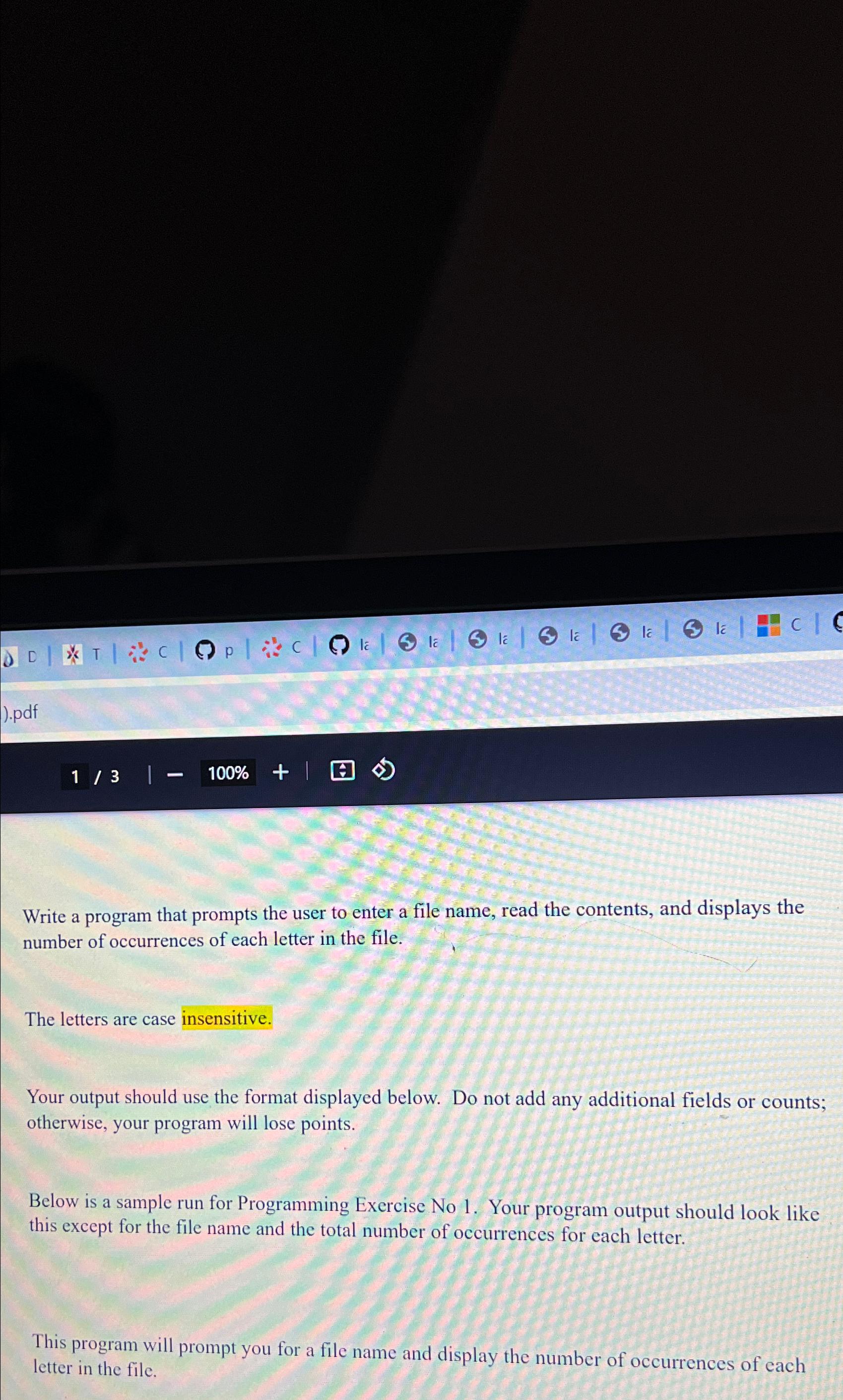 Solved 13100%Write a program that prompts the user to enter | Chegg.com
