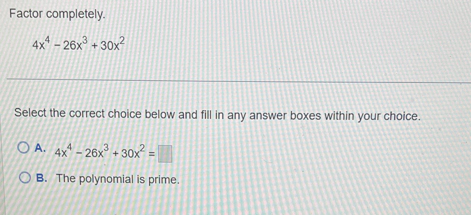 why is 4 not a factor of 30
