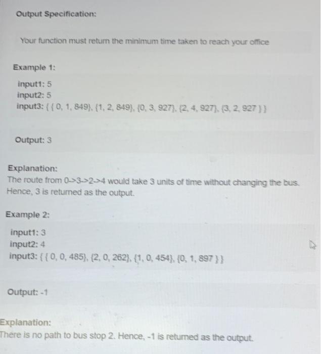 Solved Question : Bus Stop You just moved to a new city and | Chegg.com