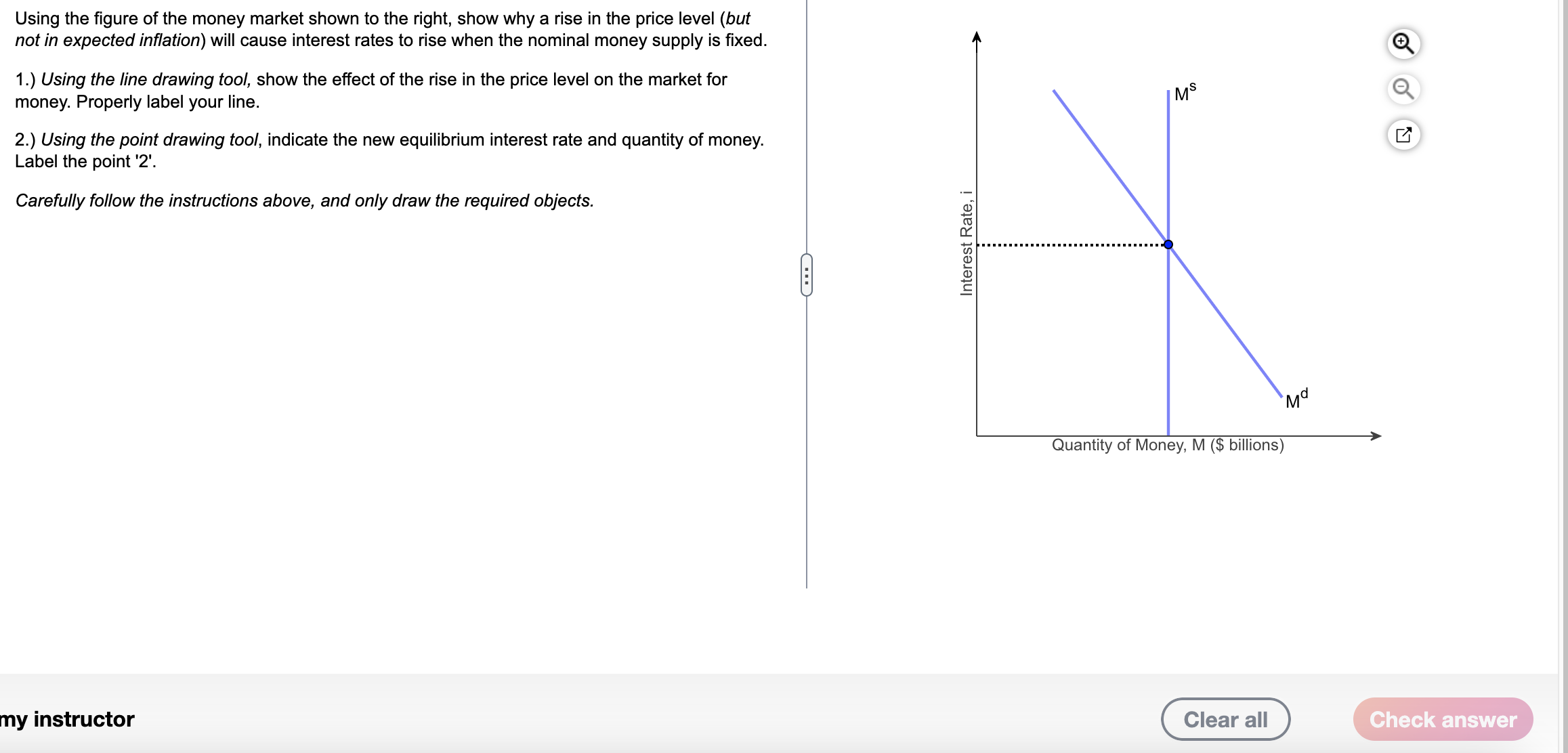 Solved Using The Figure Of The Money Market Shown To The Chegg solved-using-the-figure-of-the-money-market-shown-to-the-chegg