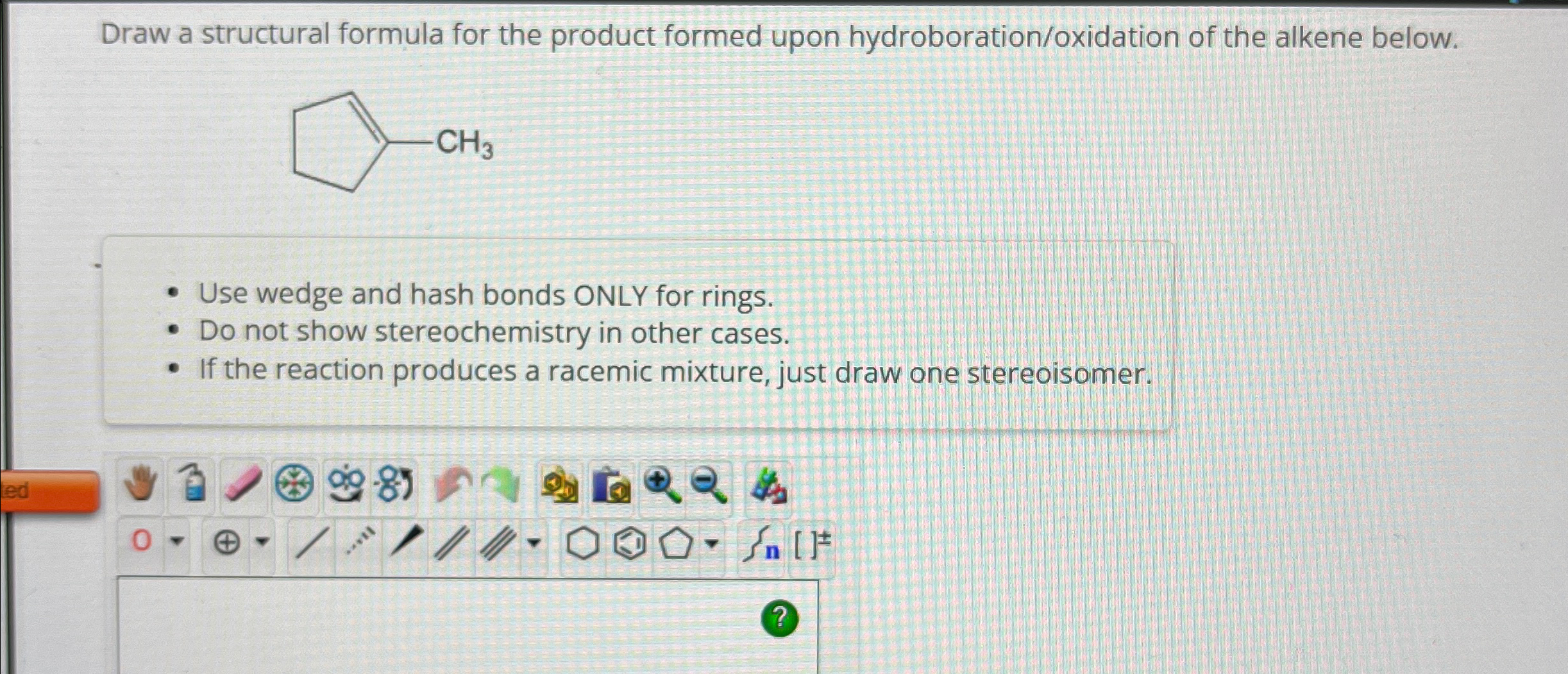 Solved Draw a structural formula for the product formed upon | Chegg.com